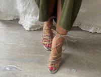 Guess Bicolor Sandalen zum schnüren 2x getragen 125€ Berlin - Steglitz Vorschau