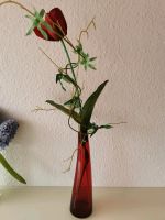 Leonardo Vase Glas Rot mit Blume Nordrhein-Westfalen - Geldern Vorschau