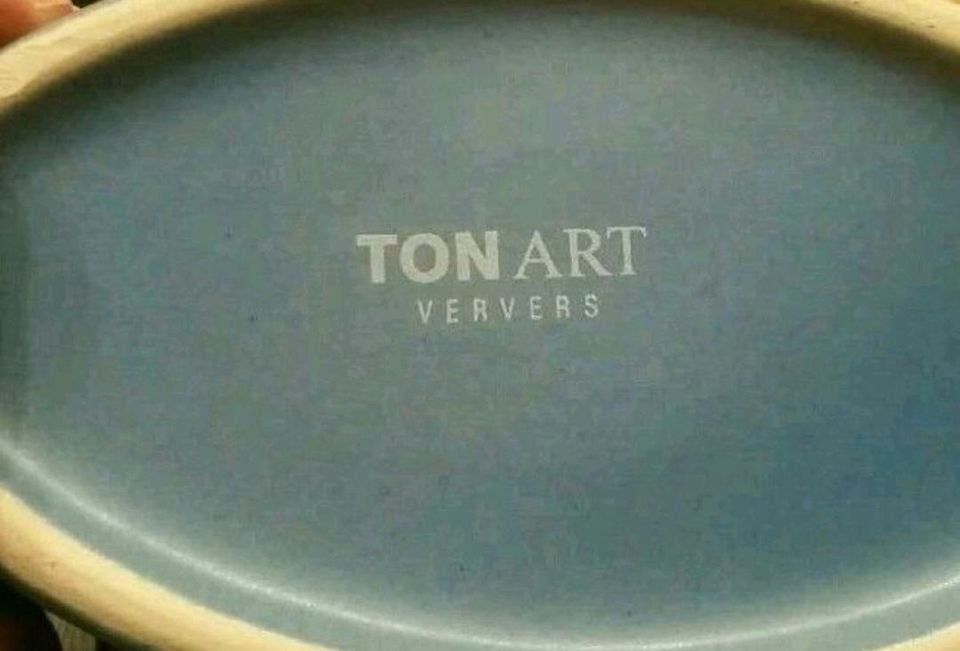 TonArt Vase  Ververs  in Blau in Lustadt