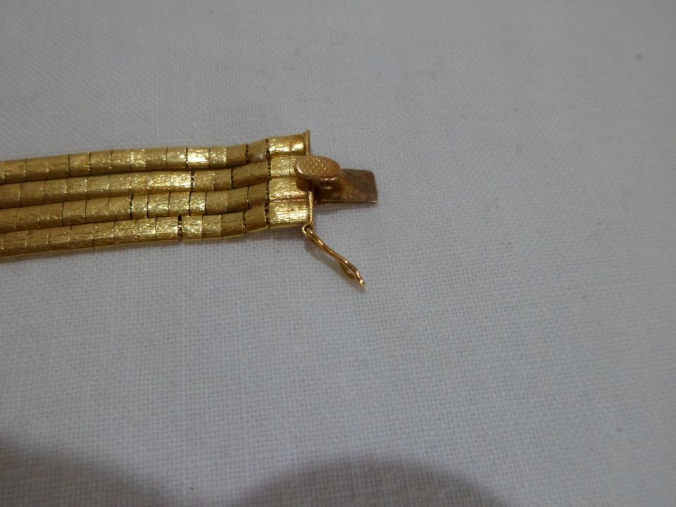 Damen Armband 750 gelbgold - 24,54g - 19cm L - 11mm B - #185 in Hamm