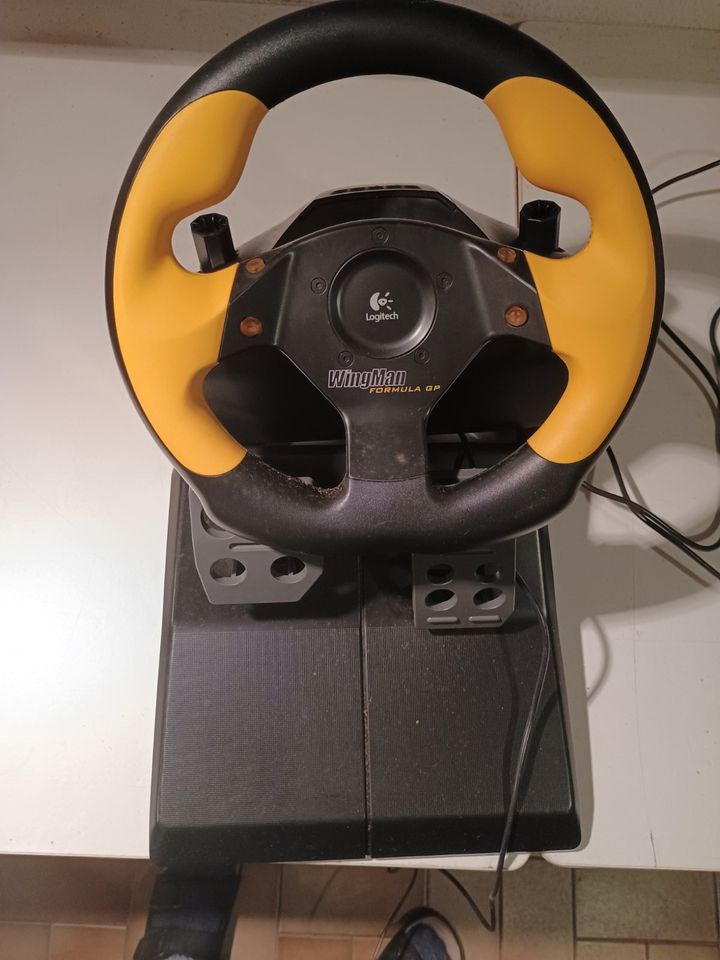 Logitech Wingman Formula GP Racing Wheel in Grünendeich Niederelbe