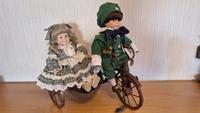 2 Porzellanpuppen rf Collection mit Fahrrad-Rikscha Baden-Württemberg - Hockenheim Vorschau