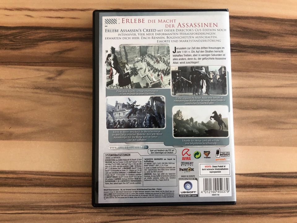 Assassin's Creed: Director's Cut Edition *wie neu* in Ransbach-Baumbach