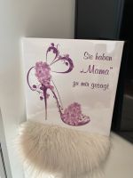 Leinwand Bild 35x35cm Spruch Schuhe Deko - Neu!! Schleswig-Holstein - Sieverstedt Vorschau