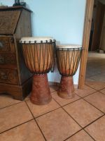 Zwei afrikanische Trommeln Nordrhein-Westfalen - Lindlar Vorschau
