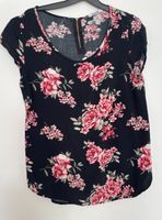 Damen Shirt/Bluse, Größe S 36/38 schwarz mit Blumen Bayern - Herzogenaurach Vorschau