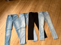 H&M Jeans Gr 128 blau schwarz Leggings Sachsen-Anhalt - Görzig Vorschau