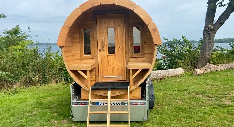 Fasssauna Mobilesauna Mietsauna Sauna Welness Saunafass in Lübeck