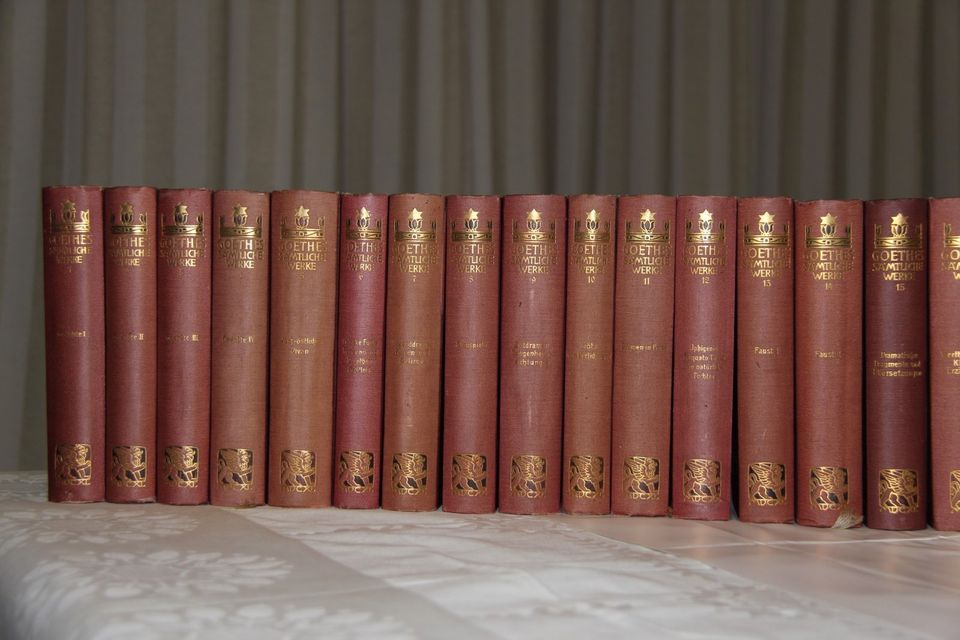 Goethe, Sämtl. Werke, Jubiläumsausgabe, Gesamtausgabe, 40 Bände in Groß-Umstadt