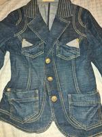 Modern schön ♡ BIBA JEANSJACKE Blazer  • Größe 34 • dunkelblau Nordrhein-Westfalen - Rietberg Vorschau