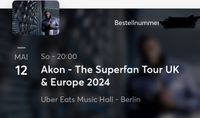 Akon Berlin 12.05.24 6 Tickets 70€/Ticket Berlin - Mitte Vorschau