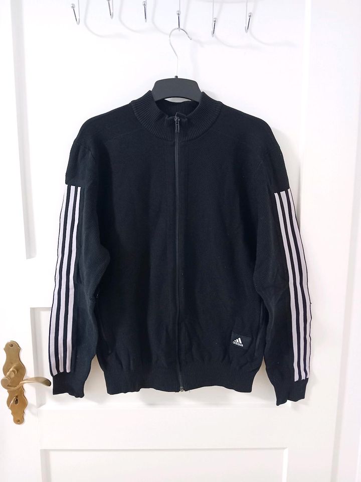 Vintage Adidas Trainingsjacke Zip Jacke Herren Gr. M in Düsseldorf