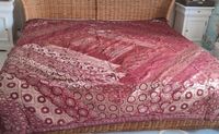 Tagesdecke Patchwork weinrot/gold Nordrhein-Westfalen - Herford Vorschau