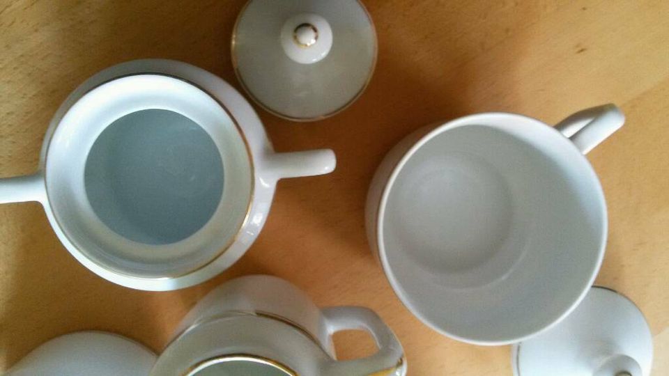 Schönes altes 40er Jahre - Kaffeeservice, 5-teilig in Abenberg