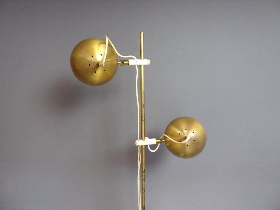 Stehleuchte 60er 70er Spots Messing Danish Design Floor Lamp in Bremerhaven