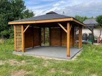 Holzterrasse Gartenterrasse Gartenlaube Grillhaus 5x4m Baden-Württemberg - Sinsheim Vorschau