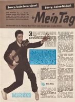 ELVIS PRESLEY - Original signierte Magazin Seite ( Autogramm ) Bayern - Coburg Vorschau