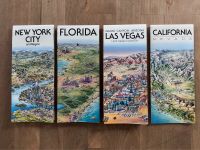 4 Unique Media Karten  New York, Las Vegas, Florida, California Baden-Württemberg - Sandhausen Vorschau