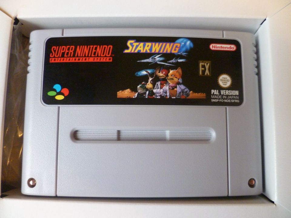 snes super nintendo starwing pal in Würzburg