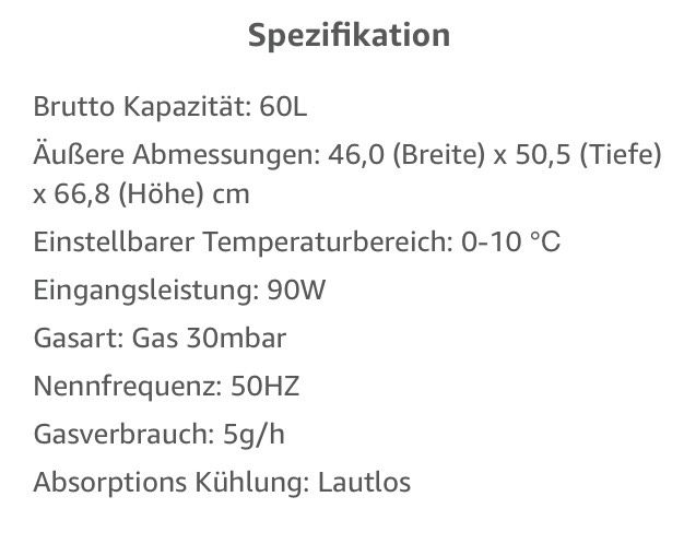 Camping Kühlschrank geräuschlos in Schalksmühle