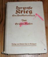 antiquarisches Buch: Der große Krieg; Erwin Rosen Bayern - Dietfurt an der Altmühl Vorschau