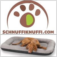 Knuffelwuff Kunstleder Hundebett Jerry grau XL-XXXL Hessen - Calden Vorschau