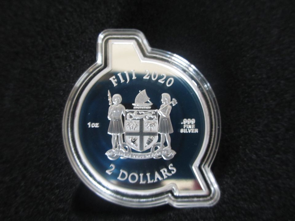 Fiji Fidschi 2 Dollar Silbermünze Marvels AVENGERS, Proof in Grenzau