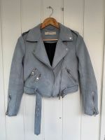 Bikerjacke von Zara Lederjacke Veloursleder Optik Jacke Stuttgart - Stuttgart-Süd Vorschau