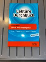 Lektüre Durchblick Alfred Döblin Berlin Alexanderplatz Inhalt – H Bayern - Schwarzenbach a d Saale Vorschau