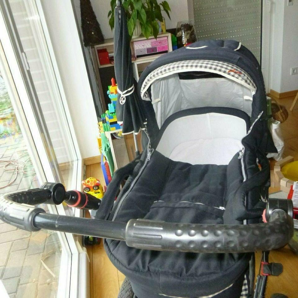 Hartan topline S Kinderwagen/Sportwagen beige/schwarz klassisch in Centrum