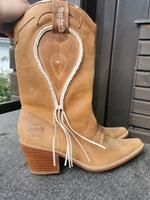Westernstiefel, Lederstiefel Gr. 38 Dockers Festival Schwerin - Zippendorf Vorschau
