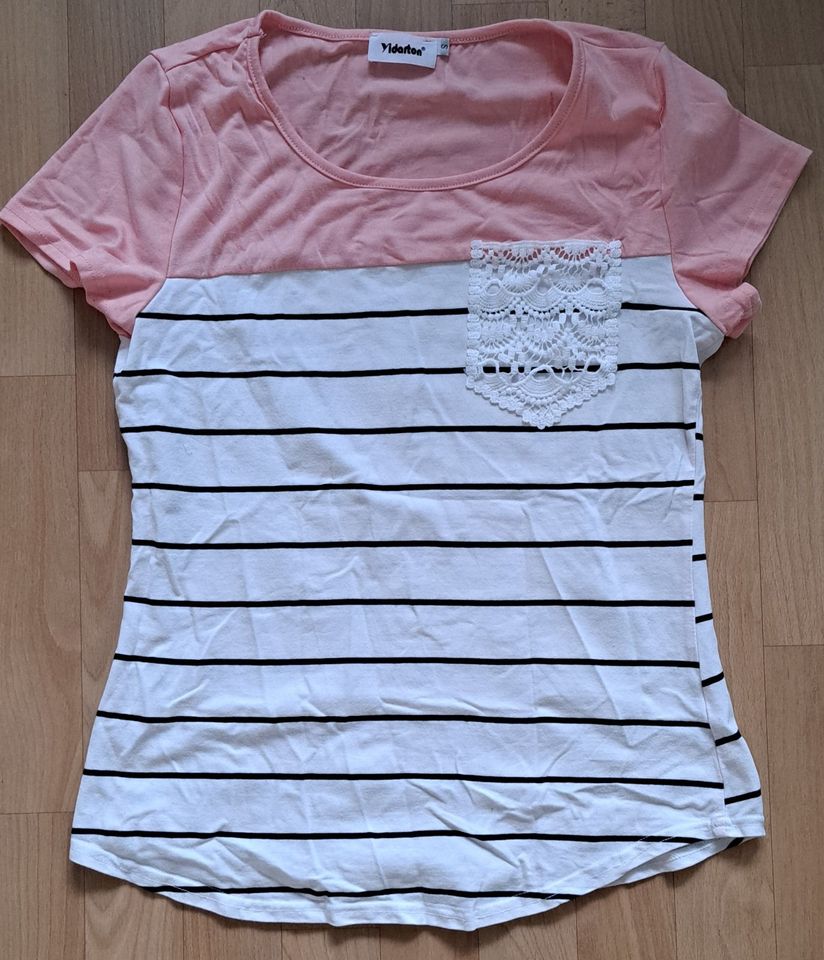 Shirt von Yidarton, Größe S, Rosa und Weiß in Berlin