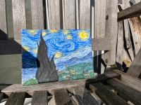 Selbst gemaltes Vincent Van Gogh Bild, „Starry Night“ Nordrhein-Westfalen - Lennestadt Vorschau
