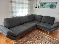 Couch Musterring mit Funktionen, Stoff anthrazit, Sofa Bayern - Mengkofen Vorschau