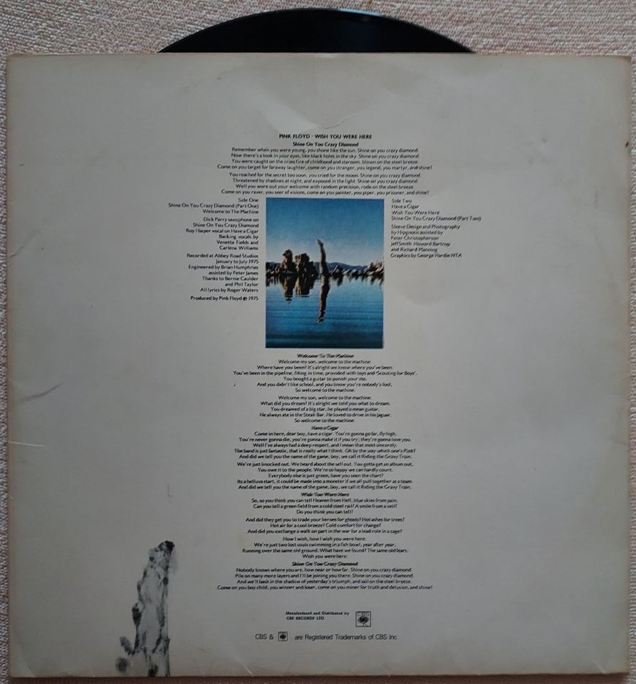 Pink Floyd Wish You were Here LP VG Cover gelb! in Hamburg