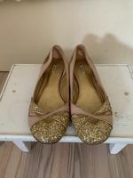 Miu Miu Ballerina Leder rosa/beige  gold  Gr. 39 Wandsbek - Hamburg Rahlstedt Vorschau