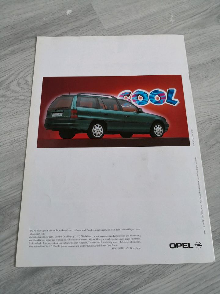 Opel Astra F ( A ) Cool Prospekt Katalog CC Caravan 1,6 2,0 16V in Euskirchen