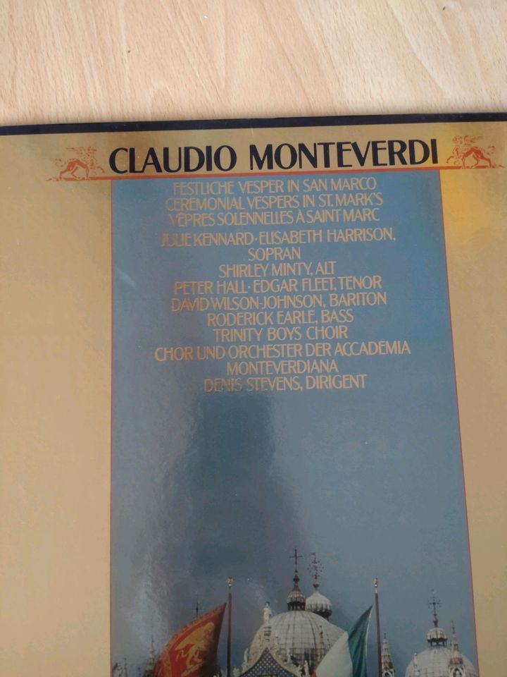 Schallplatten Claudio Monteverdi in Dannstadt-Schauernheim