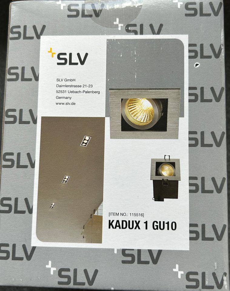 Kadux 1 Deckeneinbaustrahler GU10 Downlight von SLV Aluminium in Isselburg