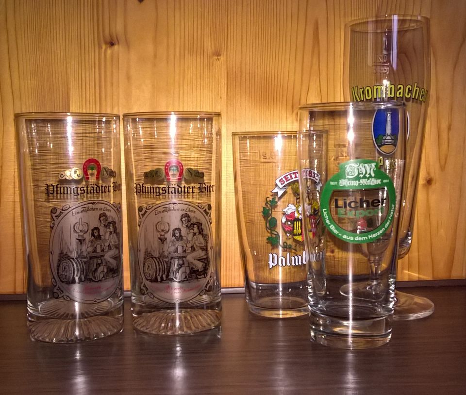 Brauerei-Glas mit Dekor Pfungstätter Bier in Neunkirchen a. Brand