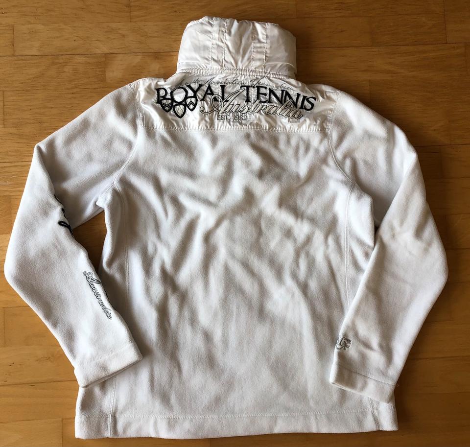 SOCCX Damenjacke Jacke Fleecejacke Tennis Maritim Weiß XL in Schwentinental