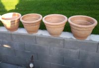 4 große (41er) Terracotta Blumentöpfe je 35€ Hessen - Weinbach Vorschau