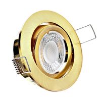 LED Einbauleuchte dimmbar rund schwenkbar Gold Messing GU10 230V Nordrhein-Westfalen - Hagen Vorschau