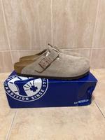 Birkenstock Boston Taupe Regular Fit Gr.42 Saarland - Saarlouis Vorschau