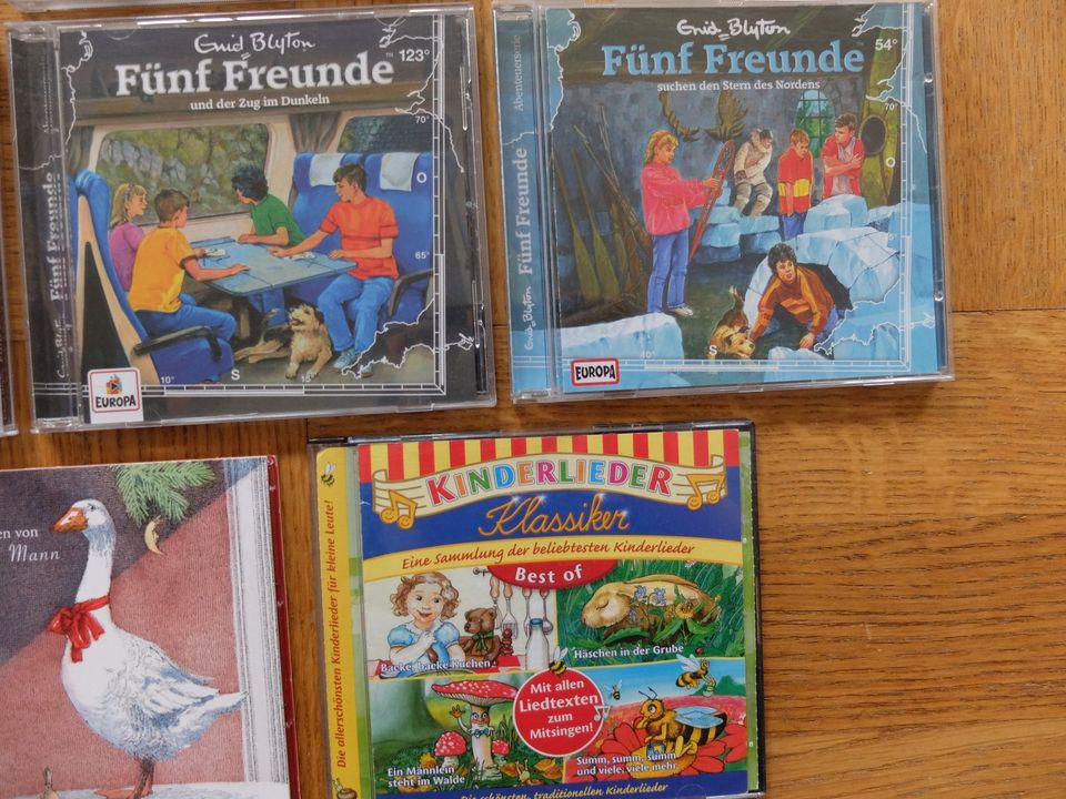 CDs, Drei ??? Kids 66, Fünf Freunde 123, Weihnachtsgans, Lieder in Tübingen