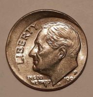 US 10 Cent Münze 1996 P (One Dime) Fehlprägung Rheinland-Pfalz - Wallhalben Vorschau