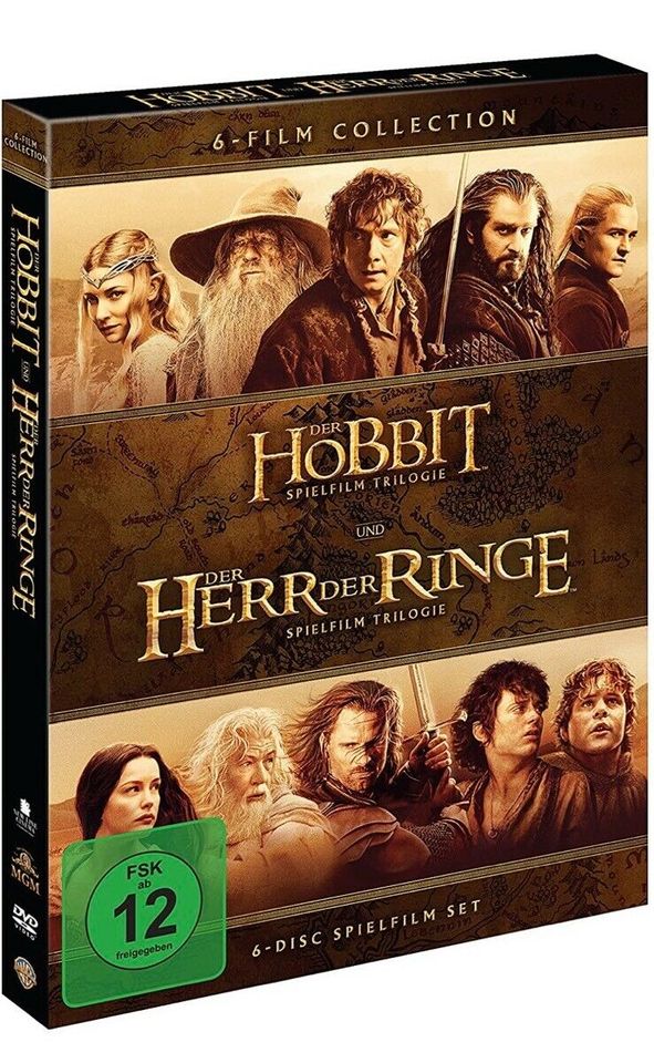 Der Herr der Ringe 6-Film DVD Box NEU OVP in St. Wendel