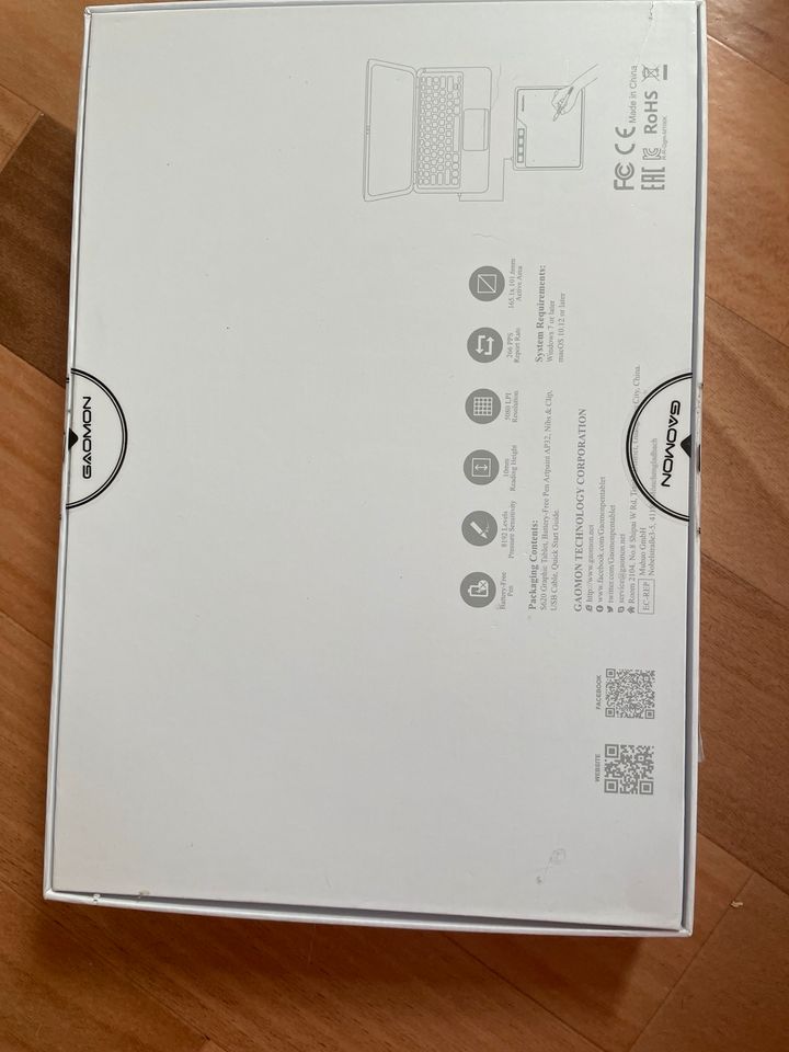 Gaomon S620 Graphic tablet battery free mit Stift+Handschuh in Rostock