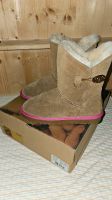 Engel Lammfell Boots Lara Schlupfstief chestnut braun pink Gr. 39 Bayern - Essenbach Vorschau