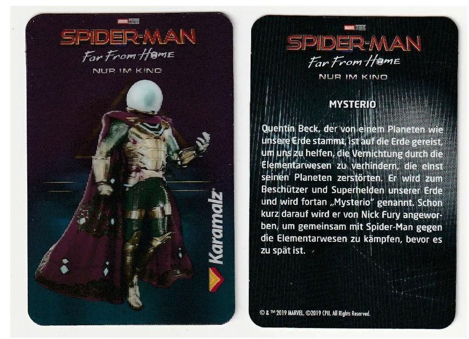 Marvel 3D-Karten-SET v. Spider-Man <Far From Home> und Zugaben; K in Magdeburg